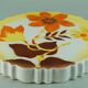 Cake plate by th. paetsch floral spray-painted decoration art deco
