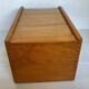 Wooden box rolling curtain dovetails