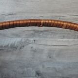 Vintage wicker bottle rack