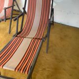 Pair of deck chairs