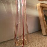 Engraved soliflore vase