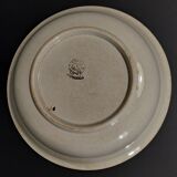 Hollow dish salad bowl earthenware HBC Hautin Boulenger & Co Choisy le Roi late nineteenth century