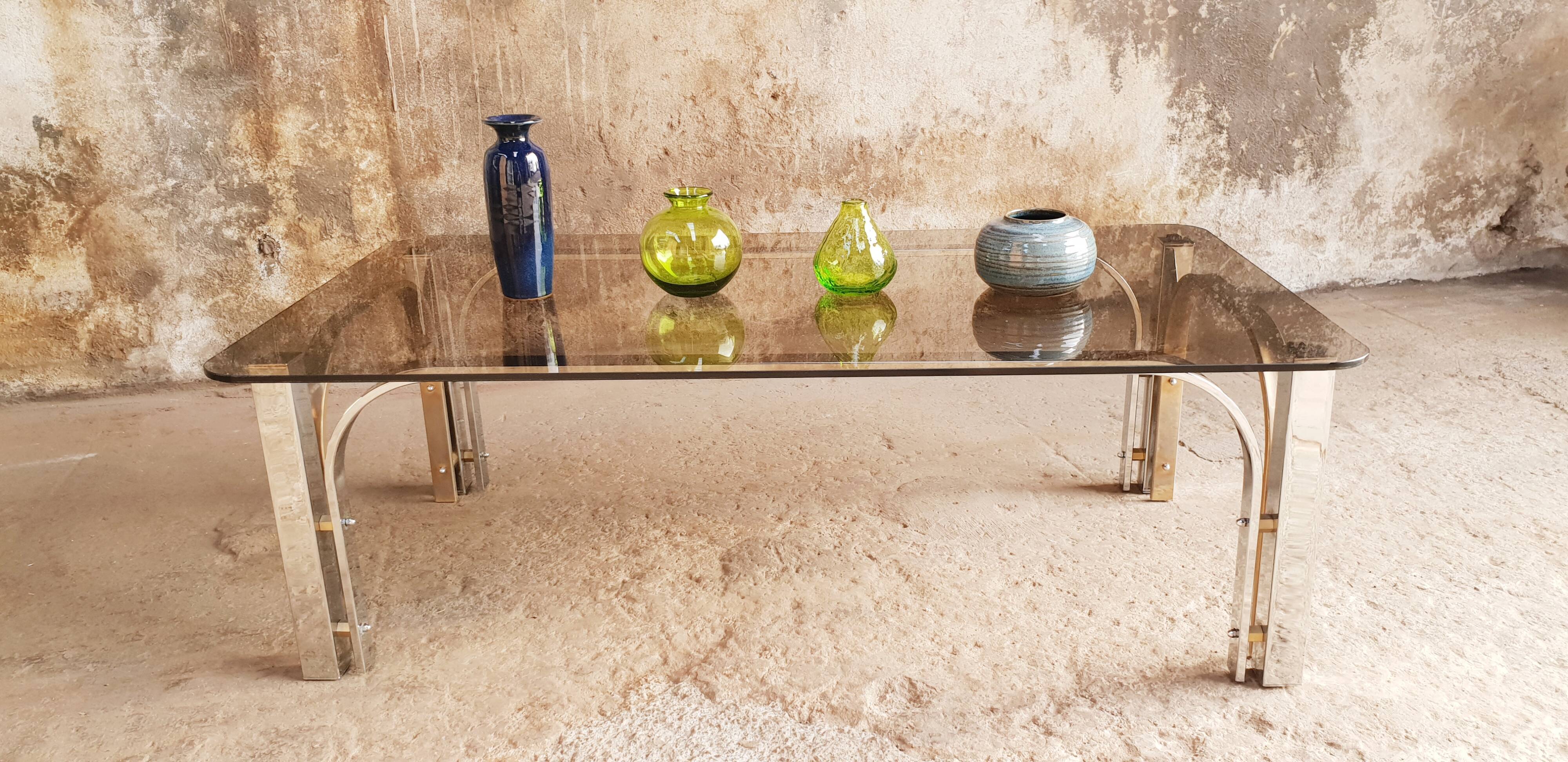 Table basse en verre