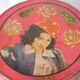 Indian round metal advertising box Sumah Katari India