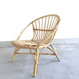 Vintage rattan armchair