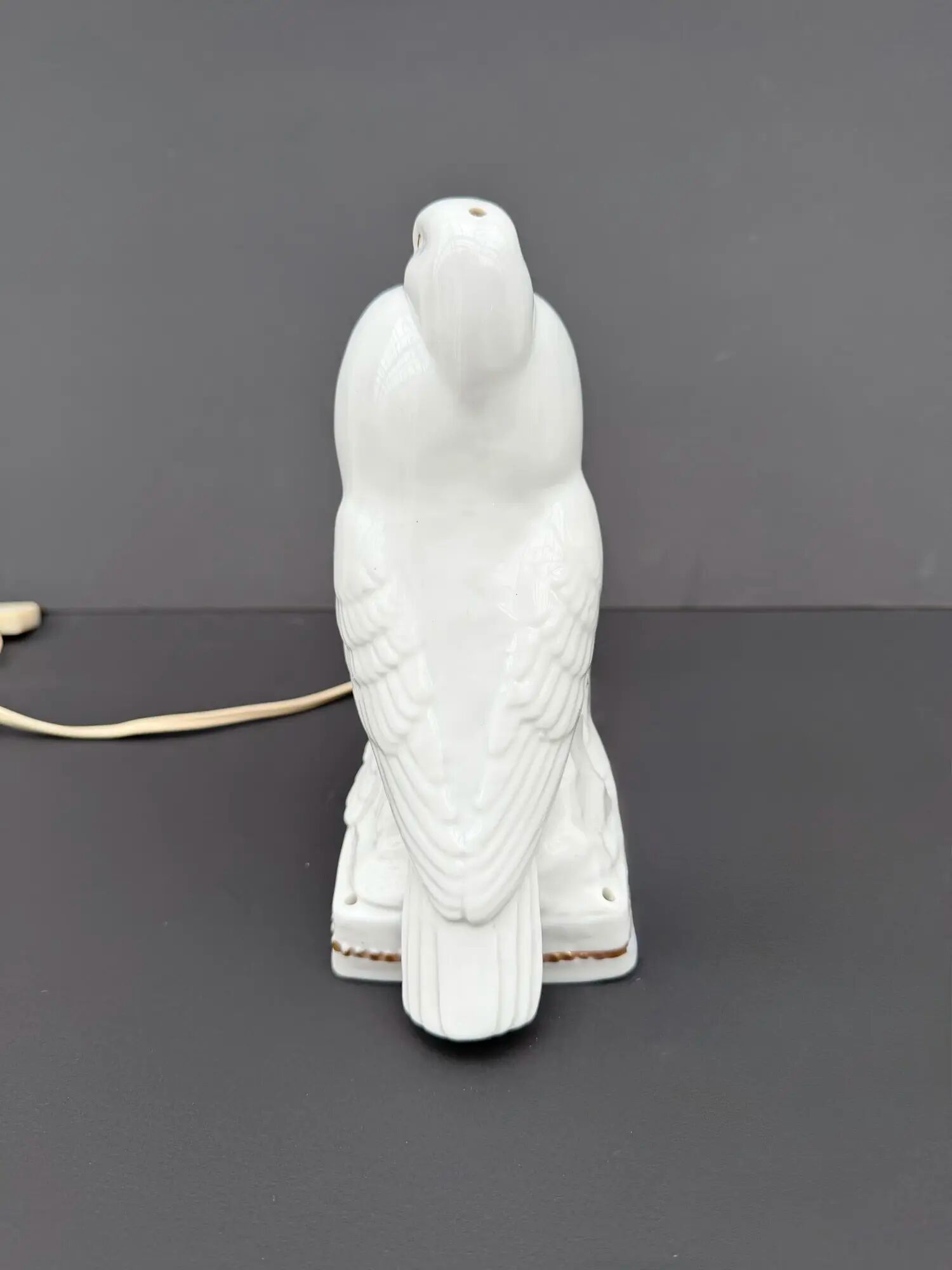 Art Deco night light in fine porcelain, France 1940