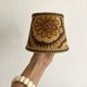 Vintage clip-on lampshades for bedside lamps