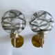 Pair Vintage Murano Glass Wall Lights