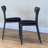 Set of 4 Canova Dining Chairs by Claus Breinholt for Infiniti – Dark Grey M