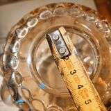 Tulip in iridescent golden glass