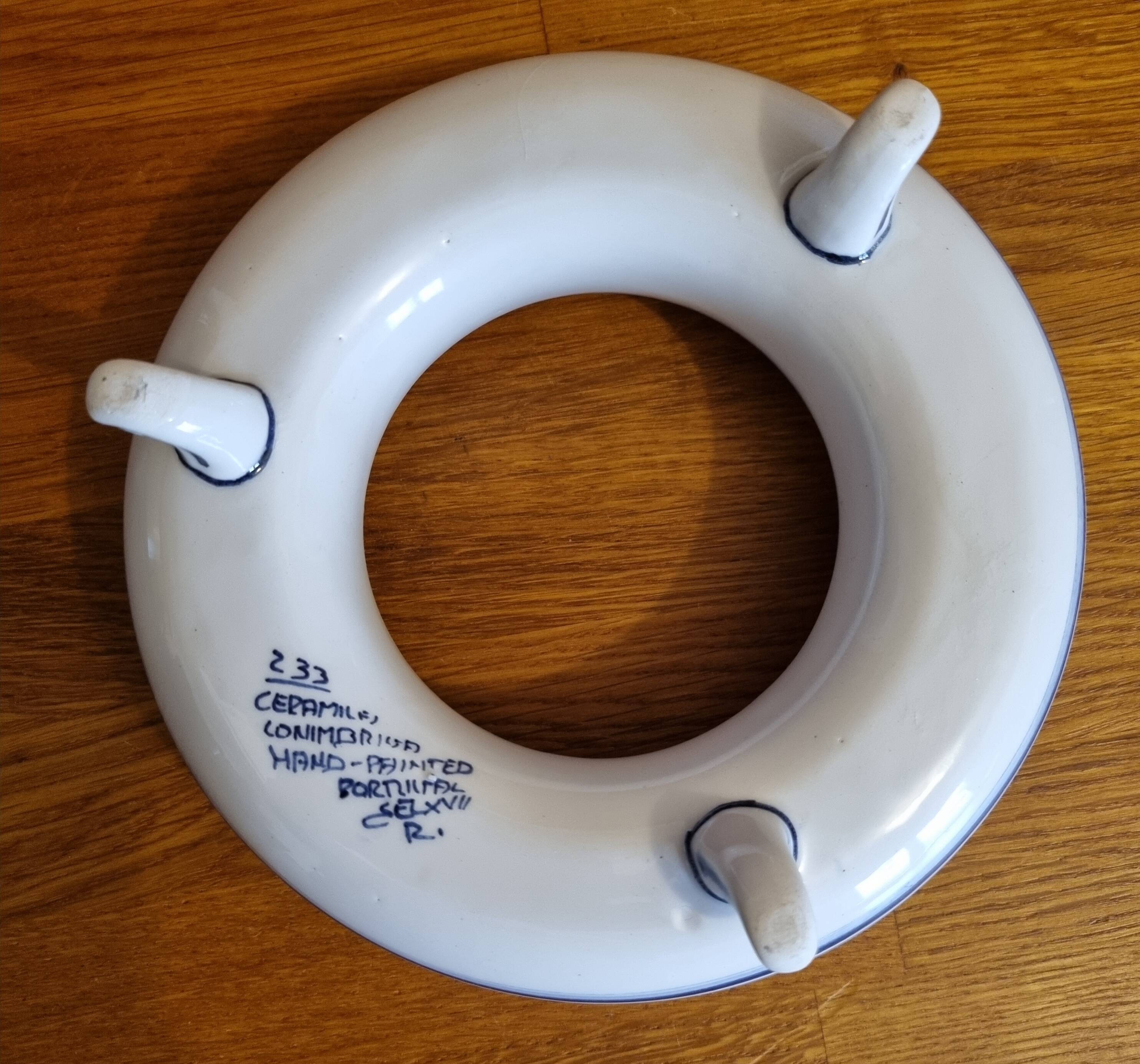 Ceramic flower pick from Conimbriga Portugal