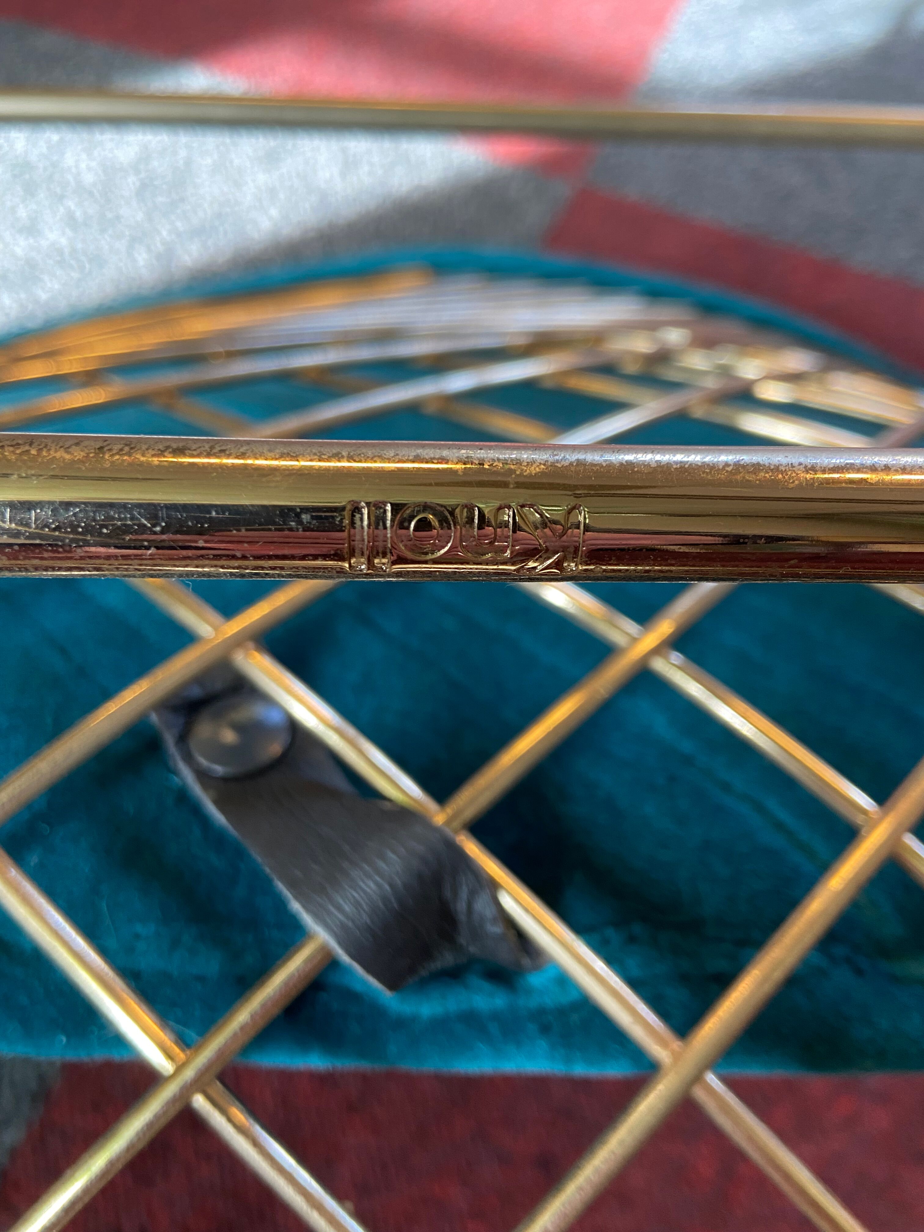 18K gold diamond chair Harry Bertoia for Knoll International USA