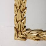 Gilded carved wooden mirror