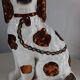 Jersey earthenware Staffordshire dog