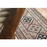 1970s Vintage Turkish Oushak Handmade Wool Cotton Brown Runner Rug 83x290