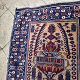 Ancient oriental carpet early 20th century 140 x 89cm