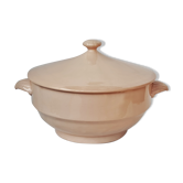 Pink soup pot Digoin Sarreguemines