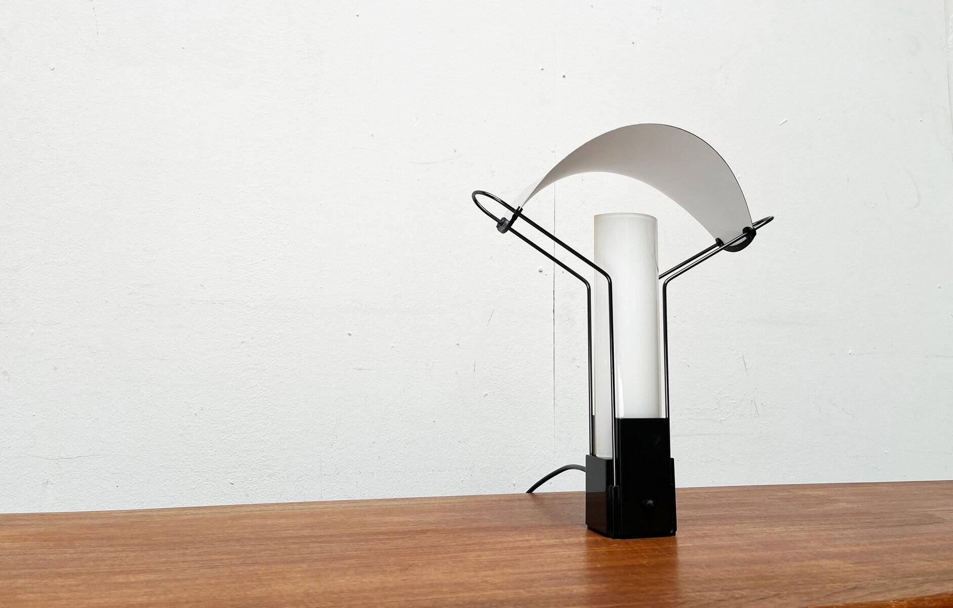 Postmodern Italian table lamp Palio by Perry King, S. Miranda for Arteluce, 1980s.
