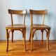 Paire de chaises vintage de bistrot Luterma