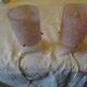 Duo of lamps in plexiglas 50/60