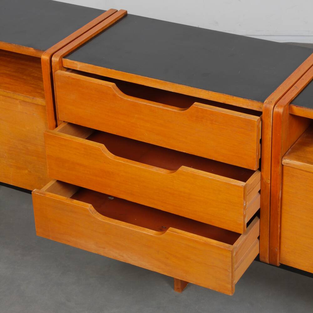 Vintage wooden sideboard from the 1960s