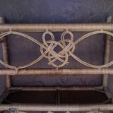 Rattan shelf
