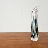 Vintage art glass vase by Max Verboeket for Kristalunie Maastricht, 1970s