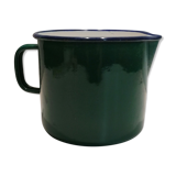 Old milk pitcher in enamelled sheet metal