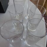 1 SET of 6 CRISTAL DE SEVRES COCKTAIL glasses