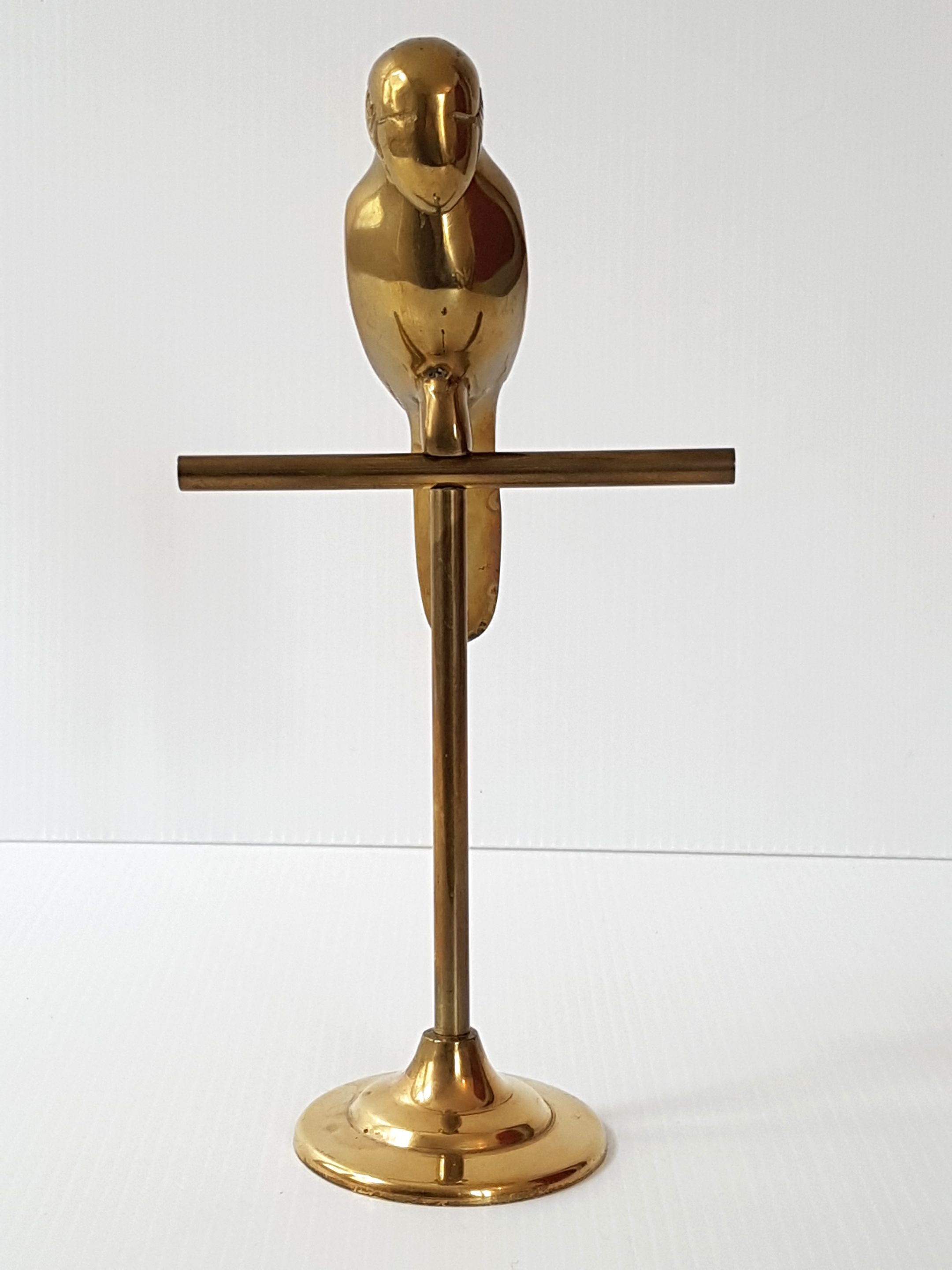 Golden brass parrot 1970