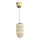 Glass suspension Peill & Putzler 1970s design lamp