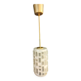 Suspension en verre Peill & Putzler années 70 design lampe