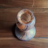 Art Nouveau vase in frosted glass paste