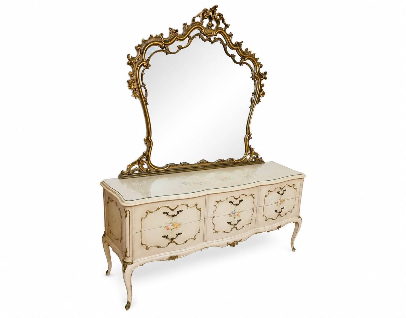 Venetian Style Bedroom Suite, Italy, Mid-20th Century