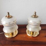 Paire de lampes anciennes art déco