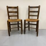 Pair of mulched chairs