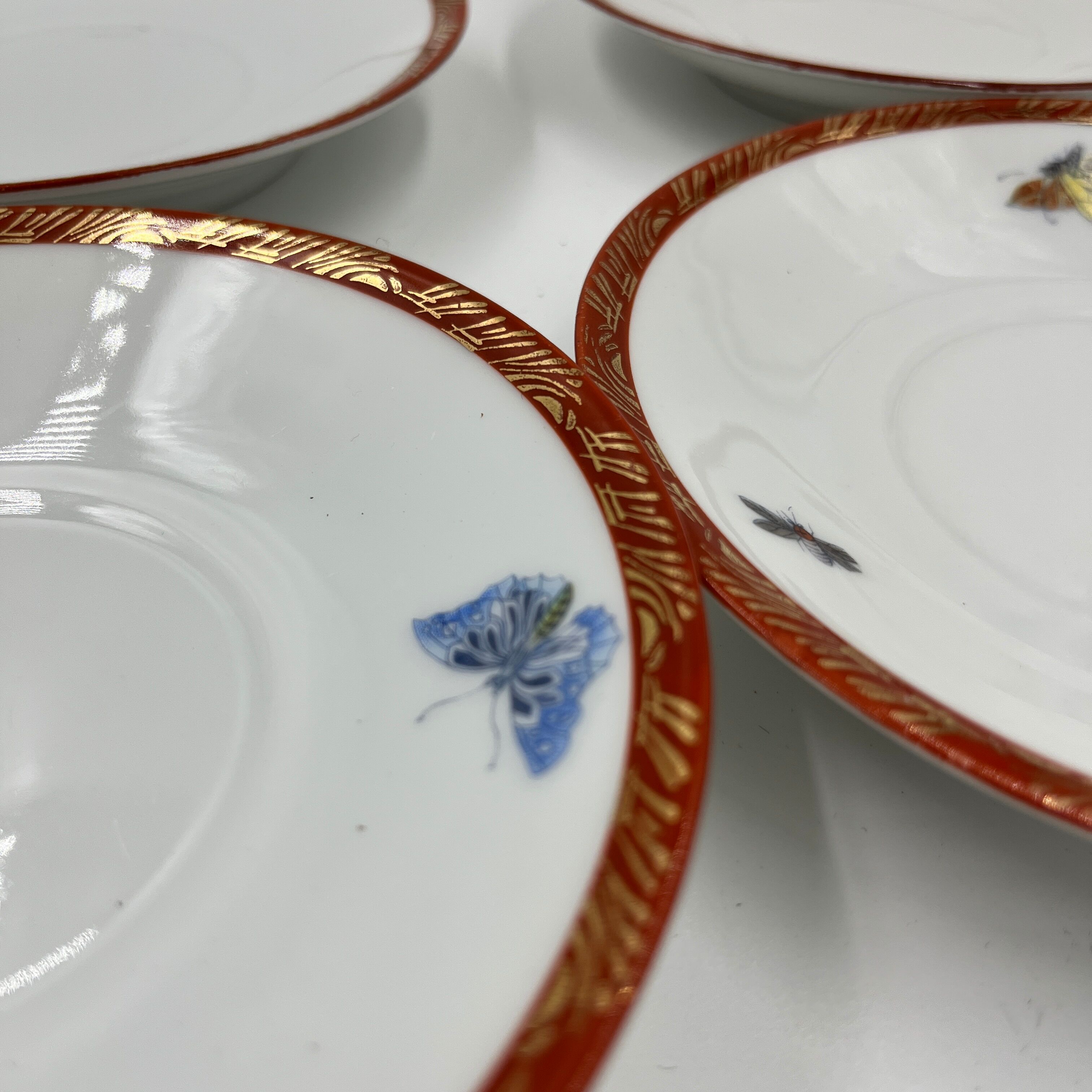 Set of 5 sub-cups Bavaria Japanese décor