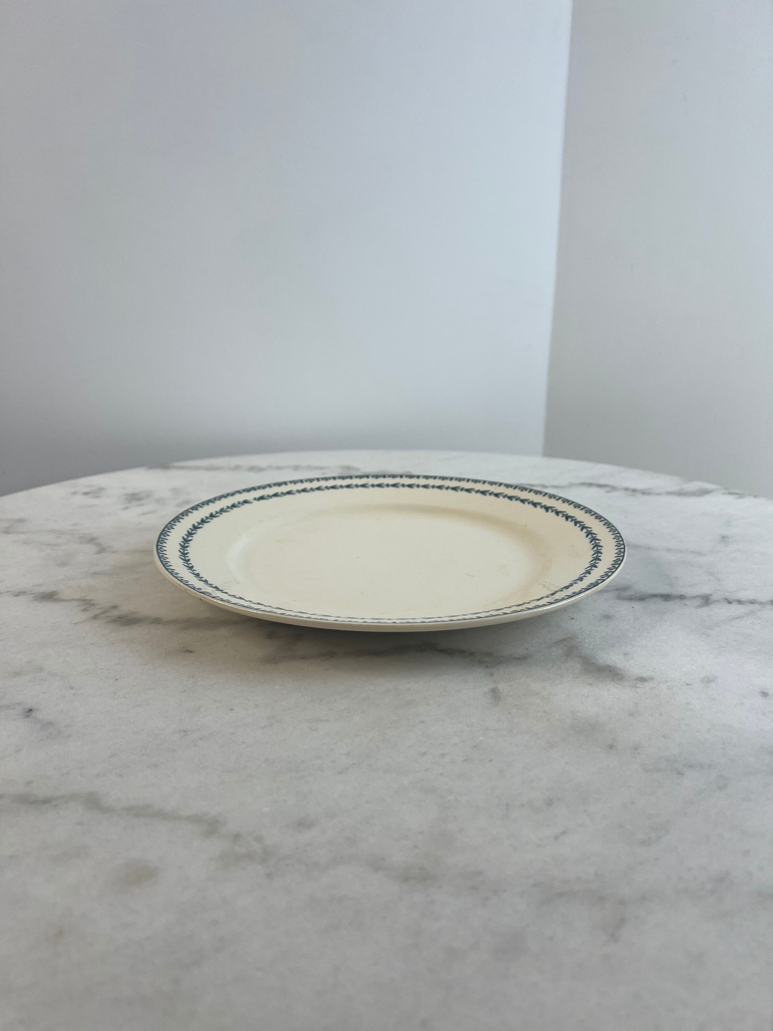 Iron earth flat plate Sarreguemines Carlos