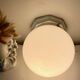 Plafonnier porcelaine blanche