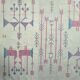 Vintage kilim rug, wool and cotton, folk art style, Poland, 1970s