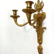 Bronze wall sconces Louis XVI, Belle Époque circa 1880–1910