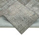 Tapis oriental surteinté à la main 170 cm x 247 cm tapis patchwork gris