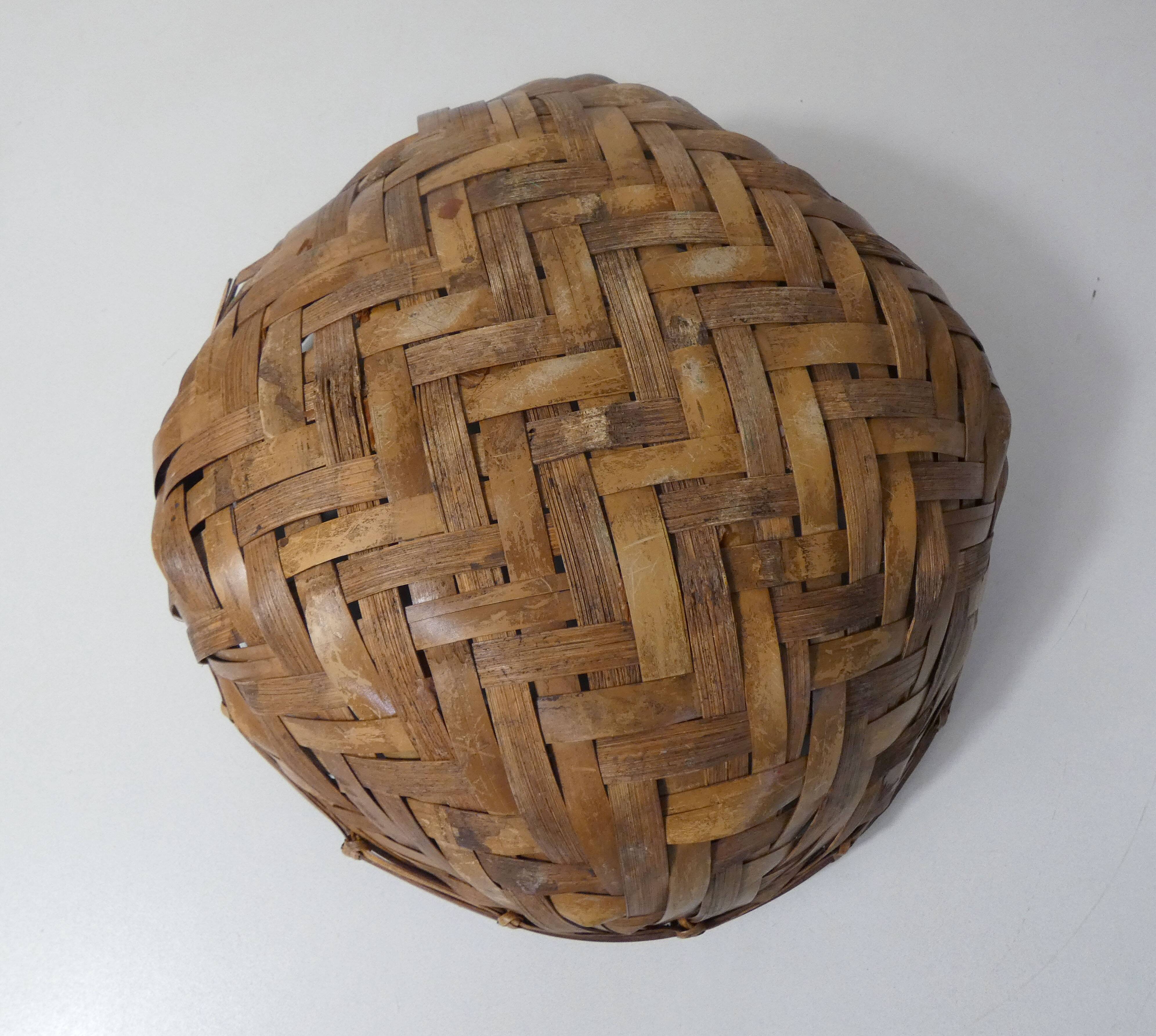 rattan basket basket for herbalist gathering