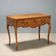 Baroque antique console in walnut and bronze, Italy, 18th century.