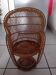 Small rattan armchair