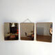 Miroir barbier triptyque 79 x 31 cm