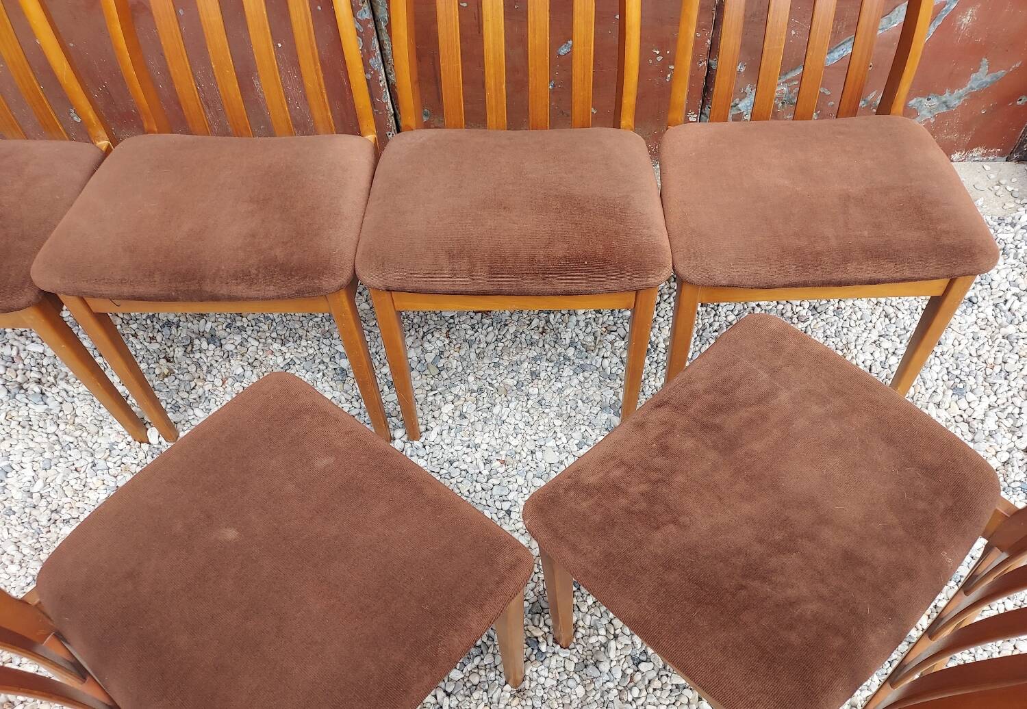 Chaises vintage en teck