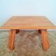 Vintage solid oak coffee table vintage 50s