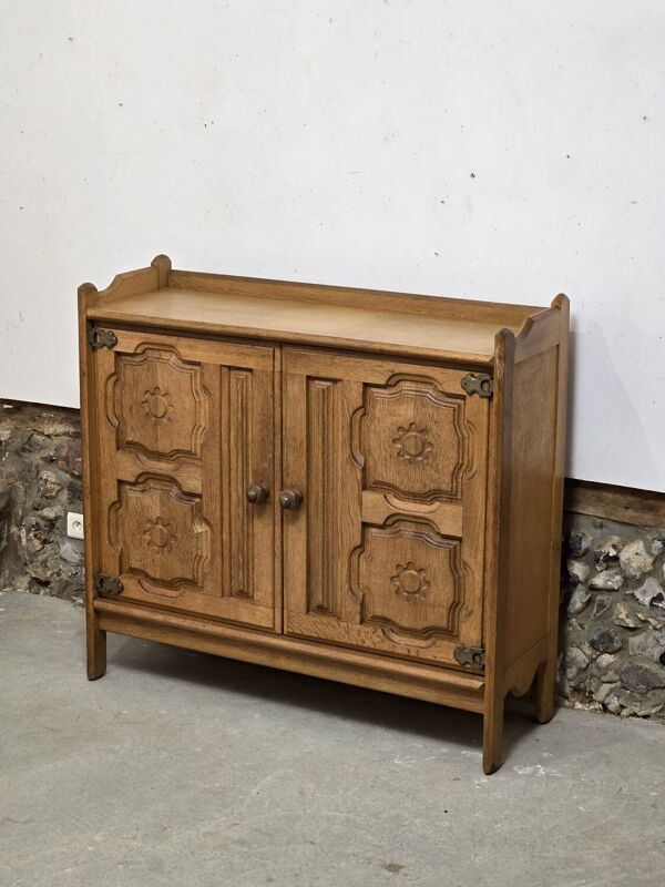 Buffet en chêne 1970 Guillerme et Chambron pour Votre Maison édition Circa