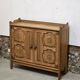 Oak buffet 1970 Guillerme and Chambron for Your House edition Circa